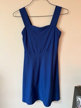 SO Royal Blue Mini Dress with Wide Straps